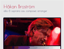 Tablet Screenshot of hakanbrostrom.com